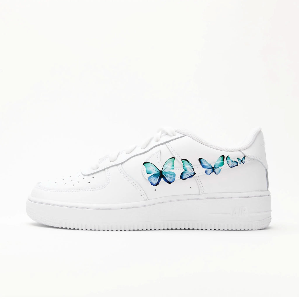 Air Force 1 Blue Butterfly Swoosh Mein Shop