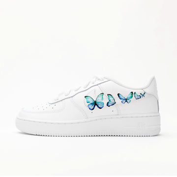 Air Force 1 Blue Butterfly Swoosh Mein Shop